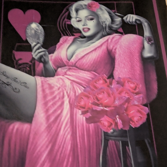 Marilyn Monroe Pink Queen Card GANGSTER Art Set - Picture 10 of 13